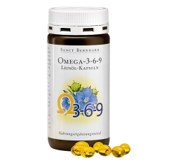 Lněný olej Omega 3-6-9 500 mg 180 kapslí