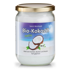 BIO Kokosový olej lisovaný za studena 500 ml