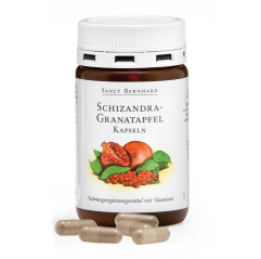 Schizandra, Granátové jablko, Kyselina listová 90 kapslí