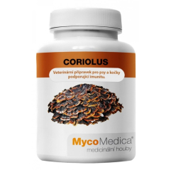 MycoMedica Coriolus 500 mg 90 kapslí - vitální houba, která se používá v Tradiční čínské medicíně