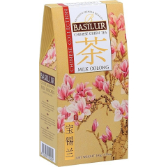 BASILUR Chinese Milk Oolong papír 100g - vychutnejte si exotickou směs mléčného čaje Oolong