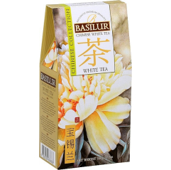 BASILUR Chinese White Tea papír 100g - jemný a ručně sbíraný bílý čaj, který je velmi prospěšný našemu zdraví
