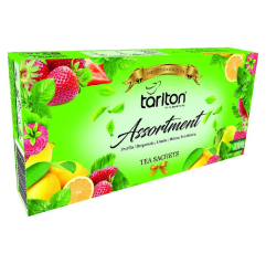 TARLTON Assortment 5 Flavour Green Tea 100x2g - výborné zelené čaje s příchutěmi  - čaje ze Srí lanky