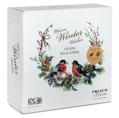 JAFTEA Box Warm Winter Wishes Tea & Coffee zrno 80g - káva nebo čaj? A co tak obojí...