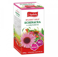 Apotheke BYLINNÝ SIRUP Echinacea s rakytníkem 250 g - pro podporu imunity