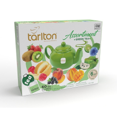 TARLTON Assortment Green Tea 60x2g - zelené čaje aromatizované ze Srí lanky