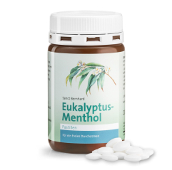 Eukalyptovo-Mentolové pastilky - Pastilky s čistým Eukalyptovým olejem a Mentolem pro dlouhotrvající svěží a příjemný pocit