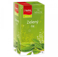 Apotheke NATUR Zelený čaj 20x1,5g - nejdostupnější bylinka se skvělými léčebnými účinky