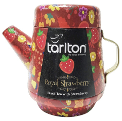 TARLTON Tea Pot Royal Strawberry Black Tea plech 100 g