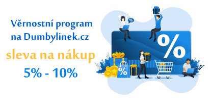 Věrnostní systém na Dumbylinek.cz se vyplatí! Ušetřete za nákupy až 25%