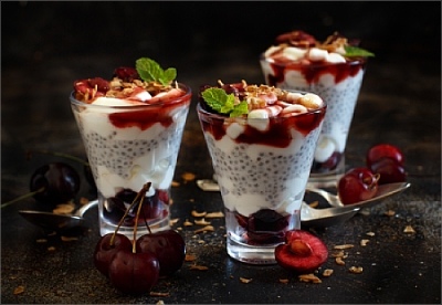 Chia semínka jsou výborná do jogurtů, musli, pomazánek,...